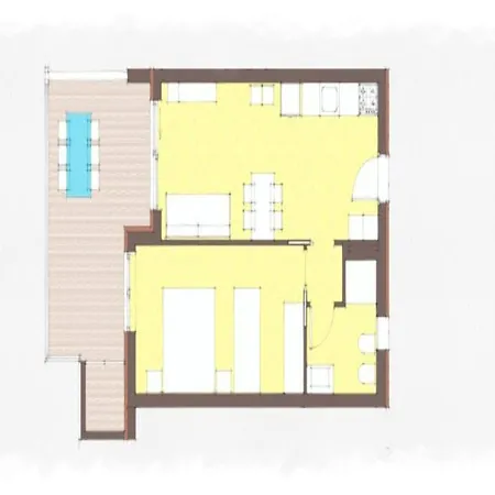 Contemporary Flat In With Pool דירה *